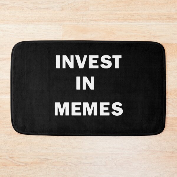 Item preview, Invest in Memes White Text designed and sold by bebopboop.