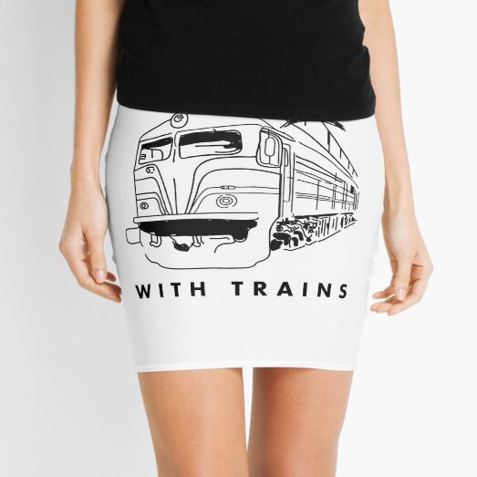 Item preview, TRAIN DRIVER - STILL PLAY WITH TRAINS- TRAIN DRAWING - BEST TRAIN TSHIRT  designed and sold by Tropical Blood.