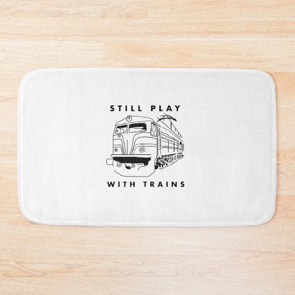 Item preview, TRAIN DRIVER - STILL PLAY WITH TRAINS- TRAIN DRAWING - BEST TRAIN TSHIRT  designed and sold by Tropical Blood.