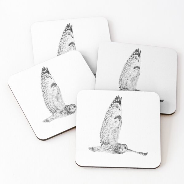 Item preview, Realistic flying owl illustration  designed and sold by AKart19.