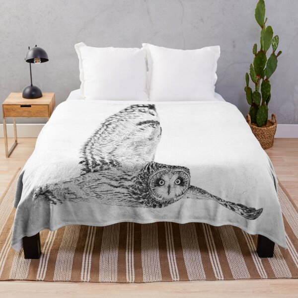Item preview, Realistic flying owl illustration designed and sold by AKart19.