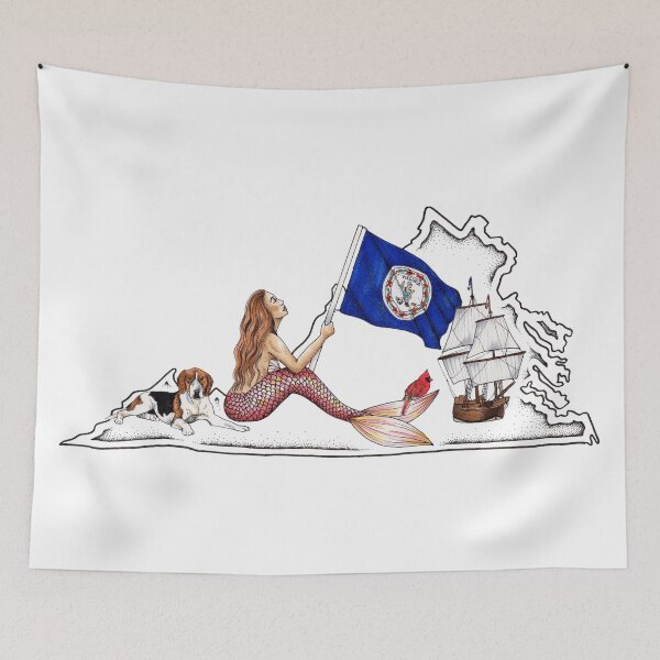 Item preview, Virginia Mermaid designed and sold by Elizabeth Weglein.