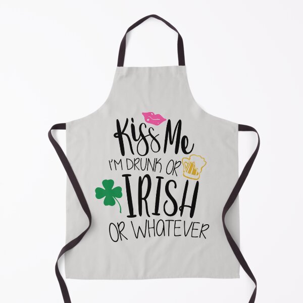Item preview, Kiss Me I'm drunk or Irish.  St Patrick's Day Funny Quote designed and sold by missmarylin.