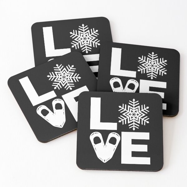 Item preview, Snowshoeing - LOVE Snowshoes designed and sold by EstelleStar.