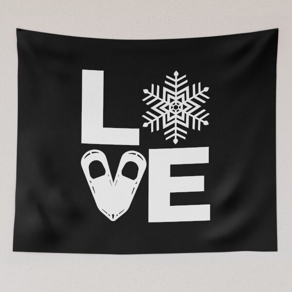 Item preview, Snowshoeing - LOVE Snowshoes designed and sold by EstelleStar.