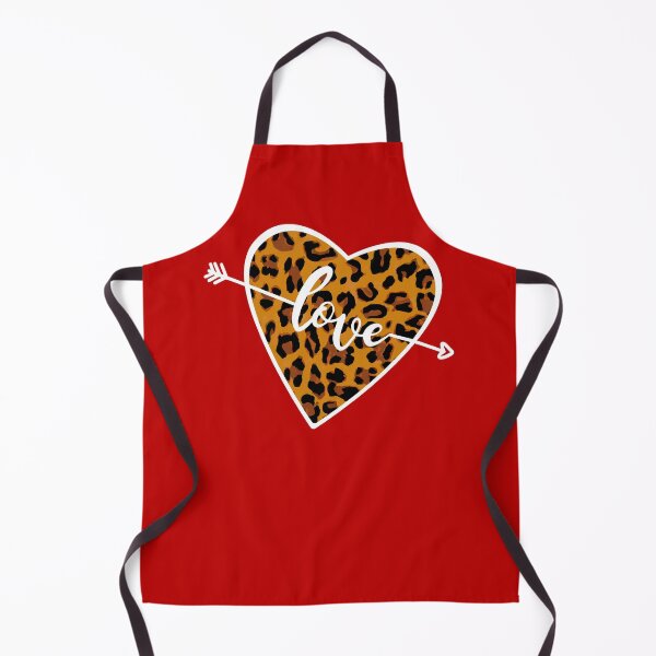 Item preview, Leopard Print Heart Love Typography Valentines Heart designed and sold by AnyKitty.