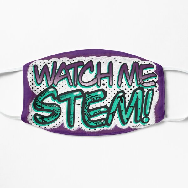 Watch Me STEM! Flat Mask