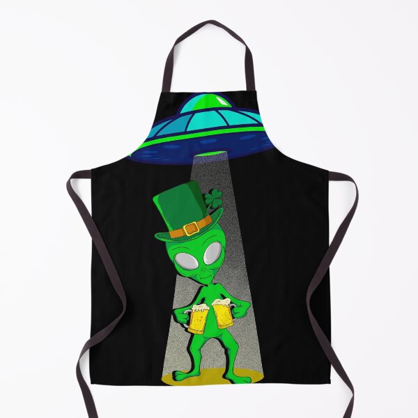 Item preview, Beer drinking Alien UFO Funny St Patricks Day drinking designed and sold by Rzelemenz.