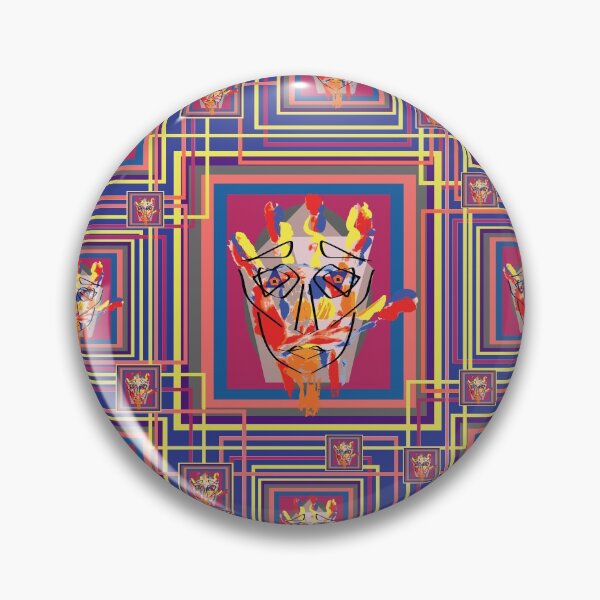 Item preview, geometric abstraction face decorative designed and sold by vladislava antsiferova.