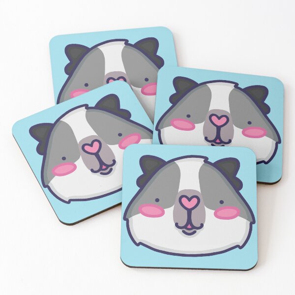 Item preview, Conejillo de Indias gris y blanco holandés designed and sold by Pigapalooza.