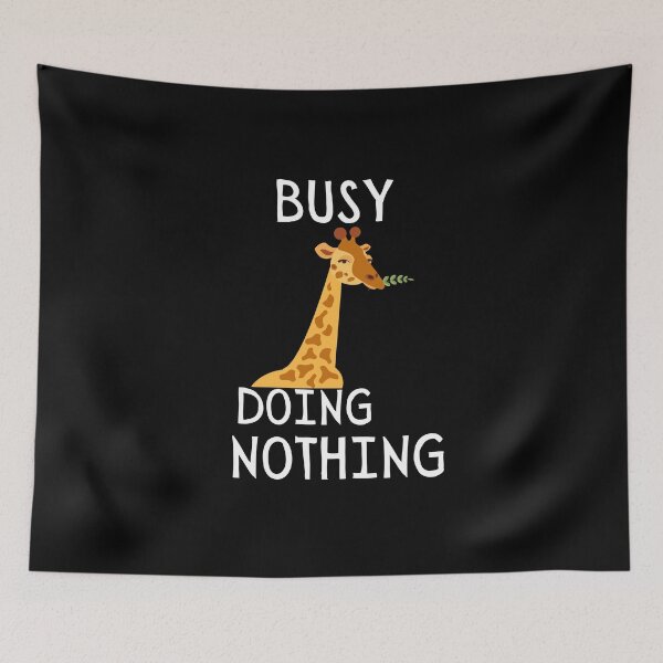 Item preview, Busy Doing Nothing - Giraffe2 (wt1) designed and sold by Amon Ferg.