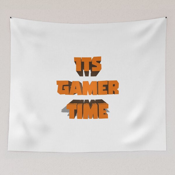 Item preview, Its Gamer Time Orange designed and sold by kikapup.