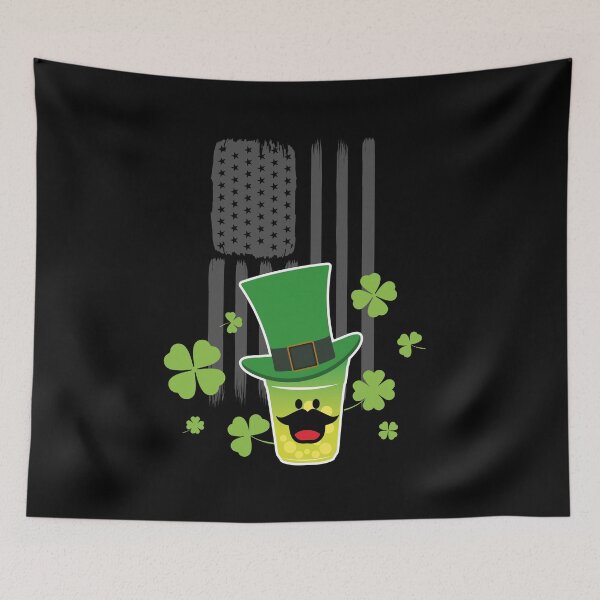 Item preview, Funny Patriotic Boba Tea Outfit For St Patricks Day  designed and sold by Rzelemenz.