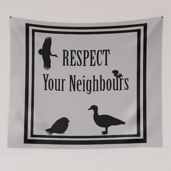 Item preview, Respect Your Neighbours designed and sold by Mrspink16.