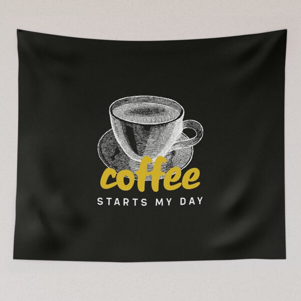 Item preview, Coffee Starts My Day designed and sold by StoaMart.