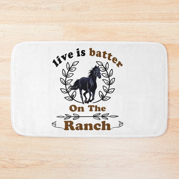 Item preview, Life Is Better on the Ranch, gift Horse Lovers designed and sold by VAN-DESIGN.