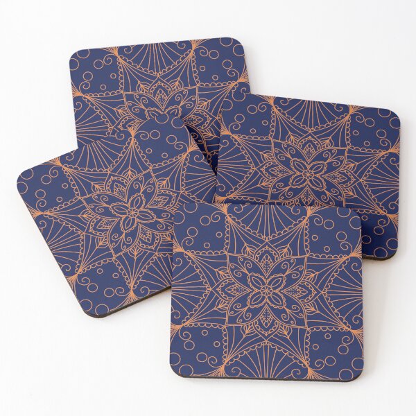 Item preview, Orange and Navy Pattern designed and sold by ToriaScarlett.