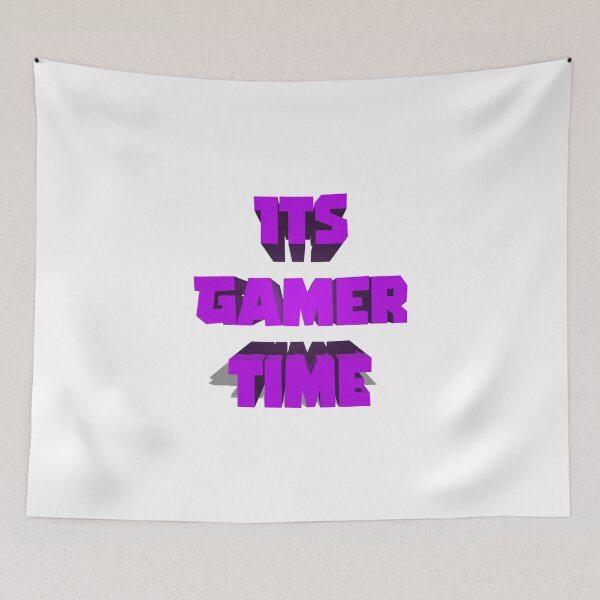 Item preview, Its Gamer Time Purple designed and sold by kikapup.