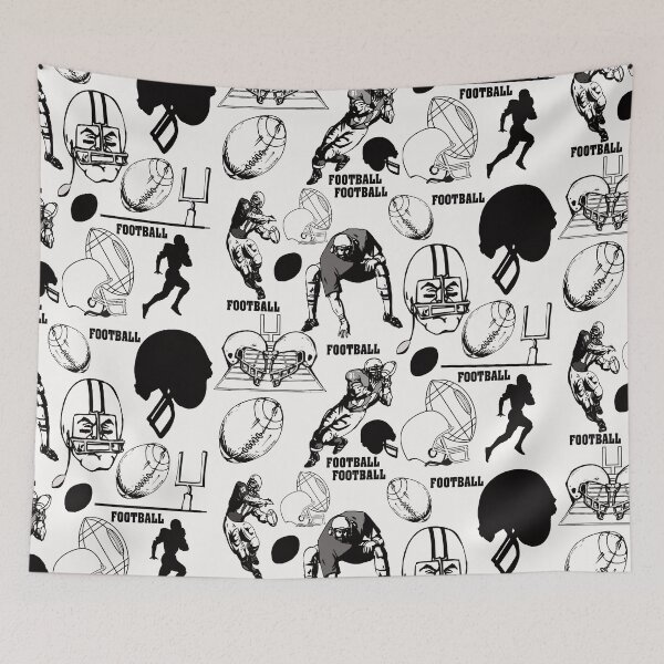 Item preview, Football Pattern designed and sold by Crystalsgraphix.