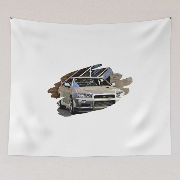 Item preview, R34 Skyline Art Print designed and sold by Auto-Prints.