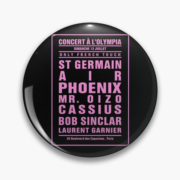 Item preview, OLYMPIA Dream Concert Poster: Black & Pink MODEL by La French Touch (HD Original DESIGN) designed and sold by LA FRENCH TOUCH.