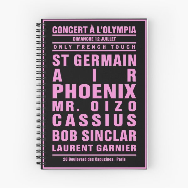 Item preview, OLYMPIA Dream Concert Poster: Black & Pink MODEL by La French Touch (HD Original DESIGN) designed and sold by LA FRENCH TOUCH.