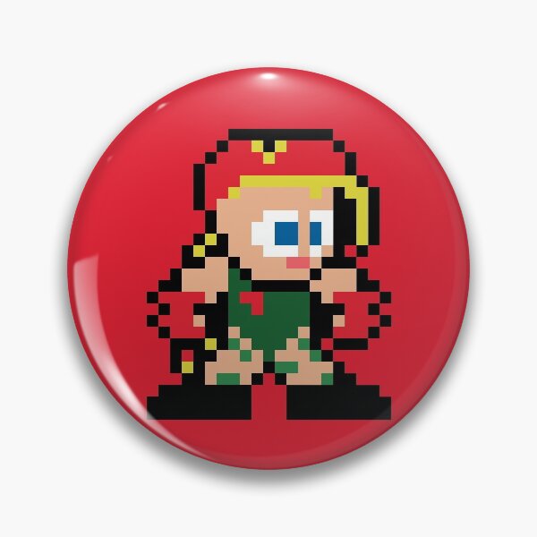Item preview, Cammy (Street Fighter) 8-bit Retro Pixel Art designed and sold by The Armorsmith.