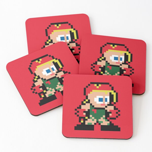 Item preview, Cammy (Street Fighter) 8-bit Retro Pixel Art designed and sold by The Armorsmith.