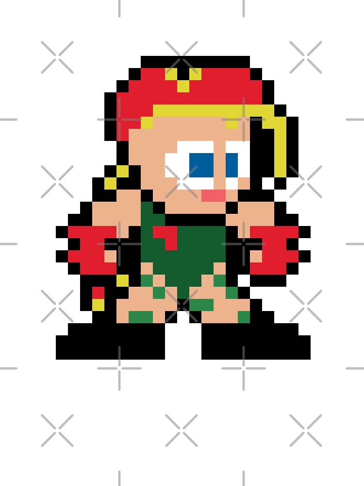 Zangief SF2 Street Fighter 2 SF6 6 VI 8-bit Retro Pixel Art