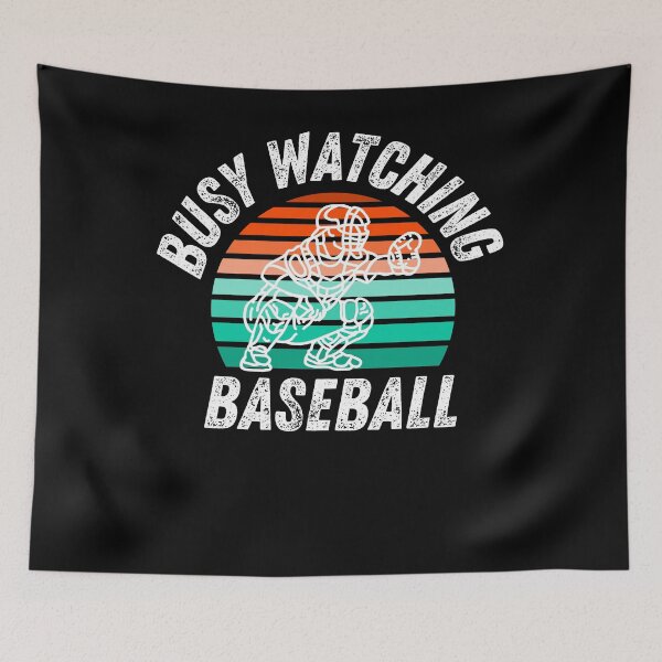 Item preview, Busy Watching Baseball Catcher Novelty Gift designed and sold by Marathon-Runner.