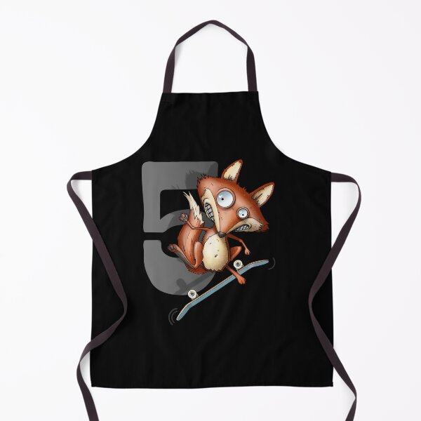 Item preview, 5th Birthday Skater Fox 5 Years Old designed and sold by FD-Design.