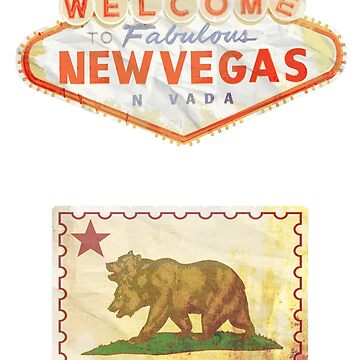 Artwork thumbnail, NCR - New Vegas - Gaming Luggage Labels by AJHateley