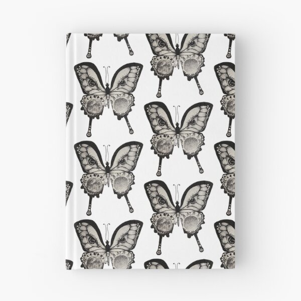 Item preview, Black & White Sun & Moon Butterfly designed and sold by artbyalex22.