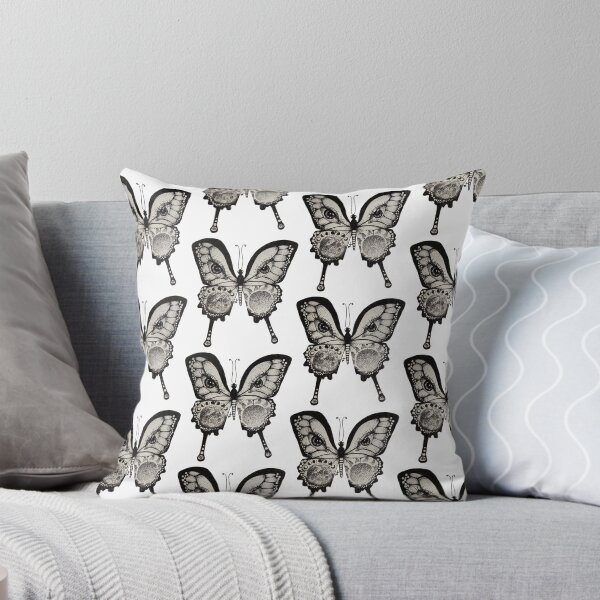 Item preview, Black & White Sun & Moon Butterfly designed and sold by artbyalex22.