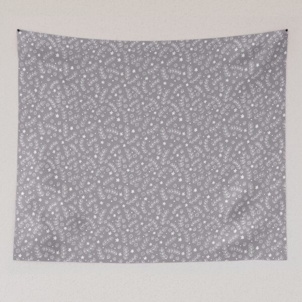Item preview, Mice are Nice Gray Floral designed and sold by creativinchi.
