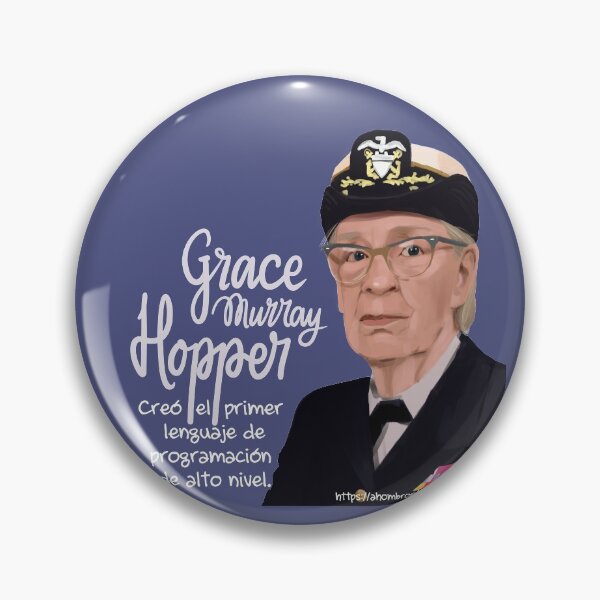 Item preview, Grace hopper designed and sold by A Hombros de Gigantas.