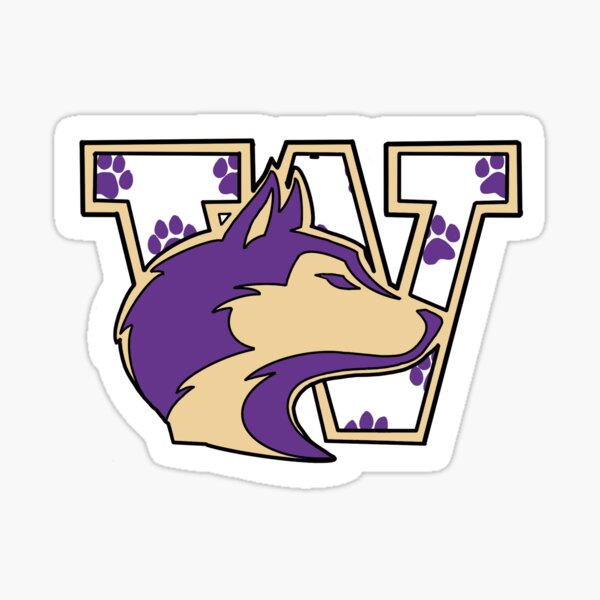 University of Washington W Sticker Sticker