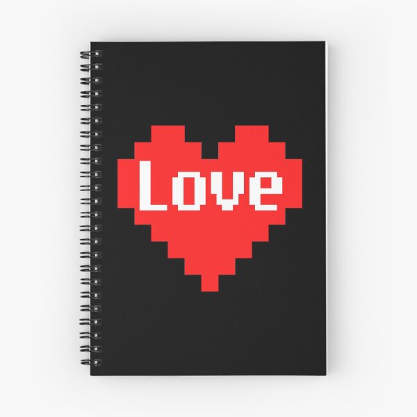Item preview, Pixel Heart Love Typography Valentines Heart designed and sold by AnyKitty.
