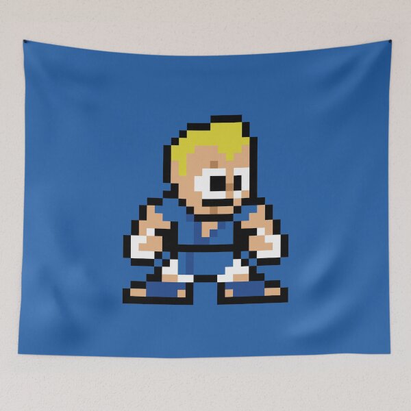 Item preview, Abel (Street Fighter) 8-bit Retro Pixel Art designed and sold by The Armorsmith.