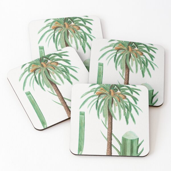 Item preview, Vintage Date Palm Poster designed and sold by redoARTstore.