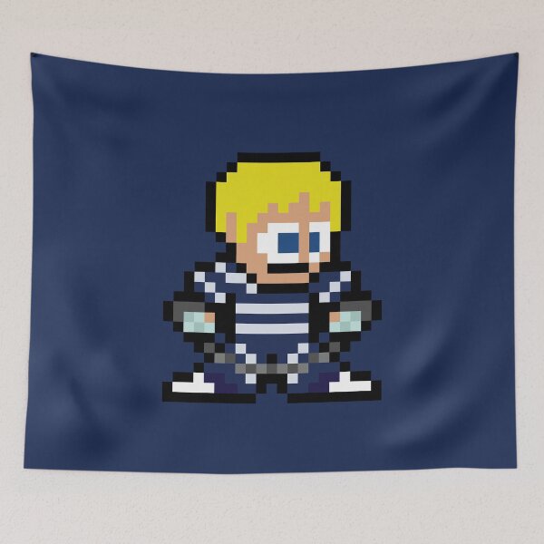 Item preview, Cody (Street Fighter) 8-bit Retro Pixel Art designed and sold by The Armorsmith.