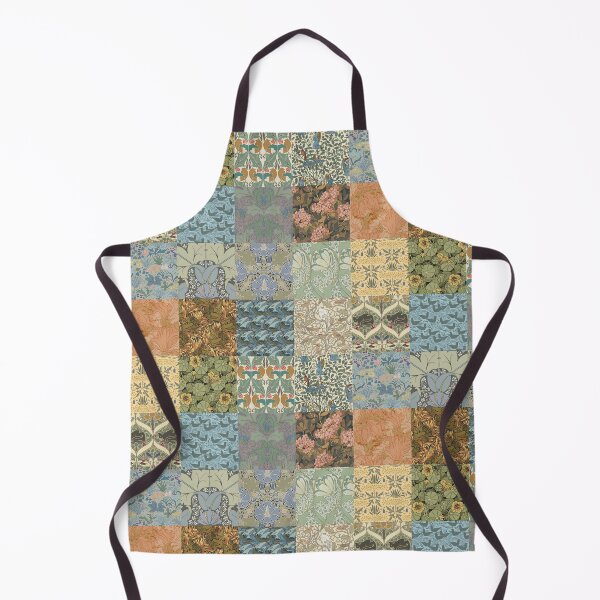 Item preview, Art Nouveau Patchwork Montage Botanical Nature Flowers Cottagecore designed and sold by BohoStudio.