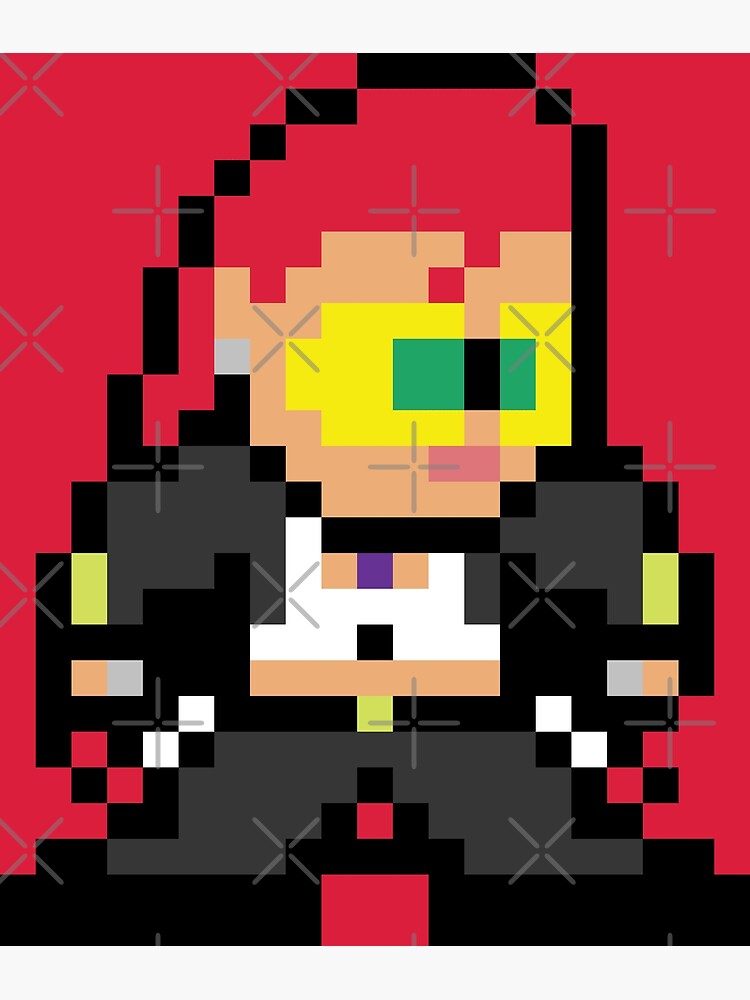 Cammy street fighter pixel sprite Greeting Card for Sale by