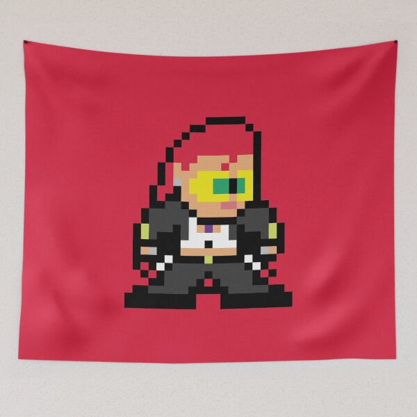 Item preview, C. Viper (Street Fighter) 8-bit Retro Pixel Art designed and sold by The Armorsmith.
