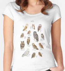 Owls Women's Fitted Scoop T-Shirt