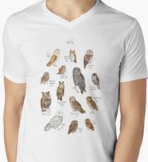 Owls Men's V-Neck T-Shirt