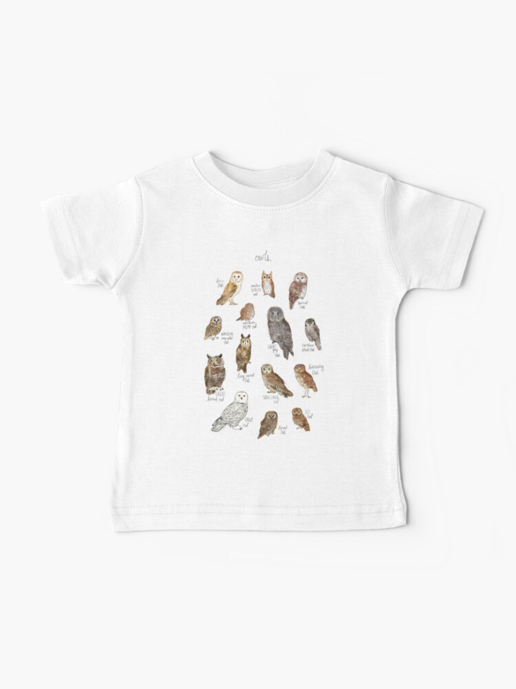 Thumbnail 1 of 2, Baby T-Shirt, Owls designed and sold by AmyHamilton.