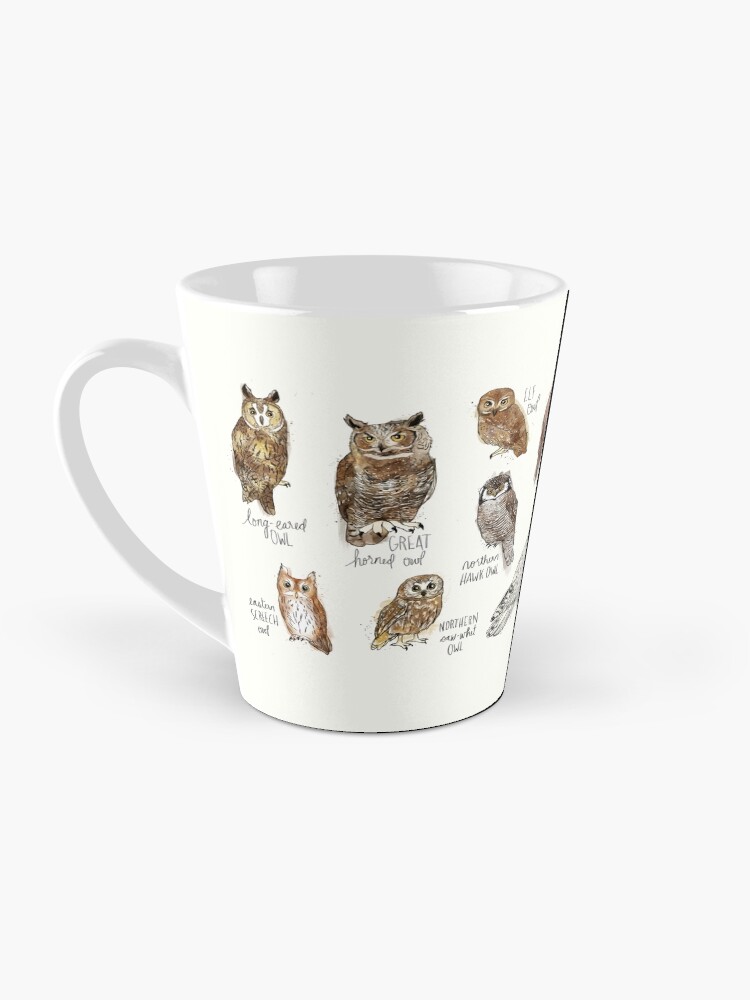 Thumbnail 3 of 4, Coffee Mug, Owls designed and sold by AmyHamilton.
