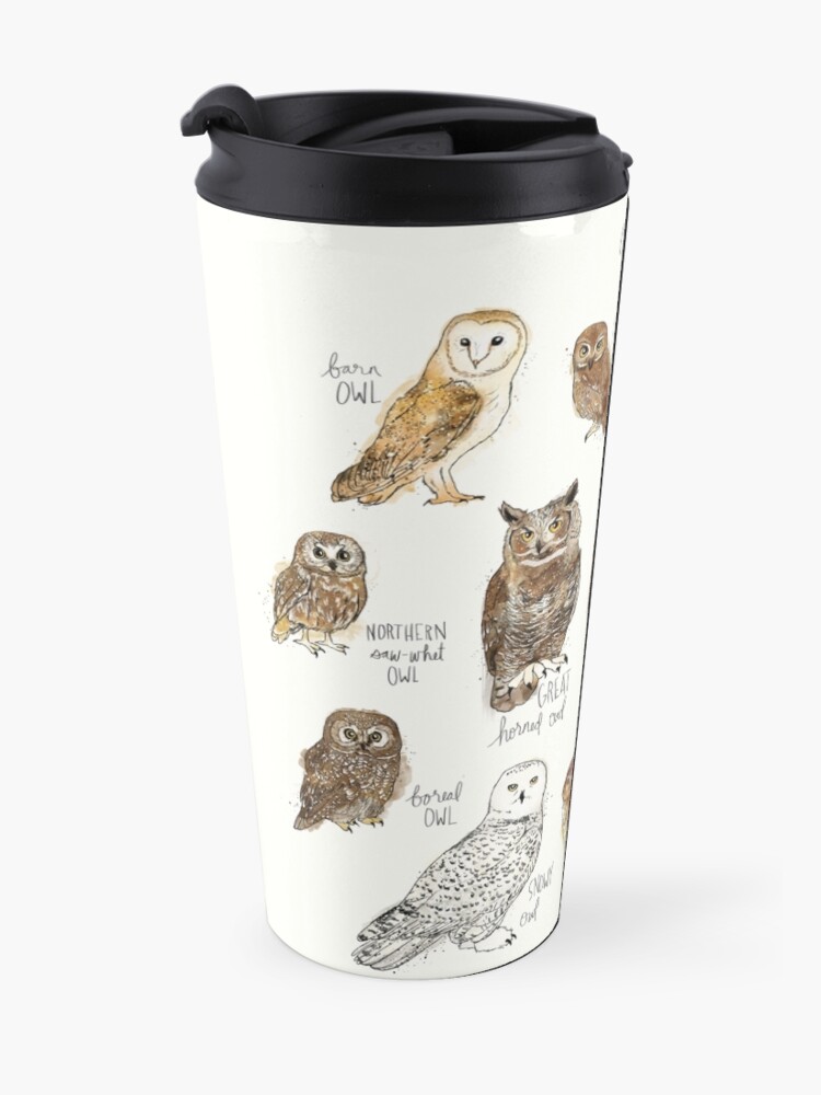 Alternate view of Owls Travel Mug