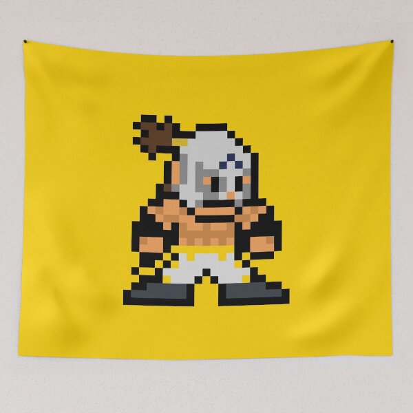 Item preview, El Fuerte (Street Fighter) 8-bit Retro Pixel Art designed and sold by The Armorsmith.
